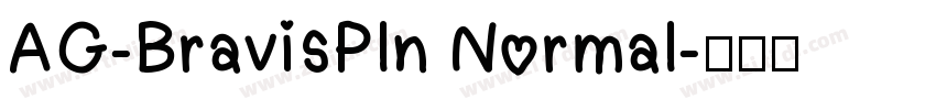 AG-BravisPln Normal字体转换